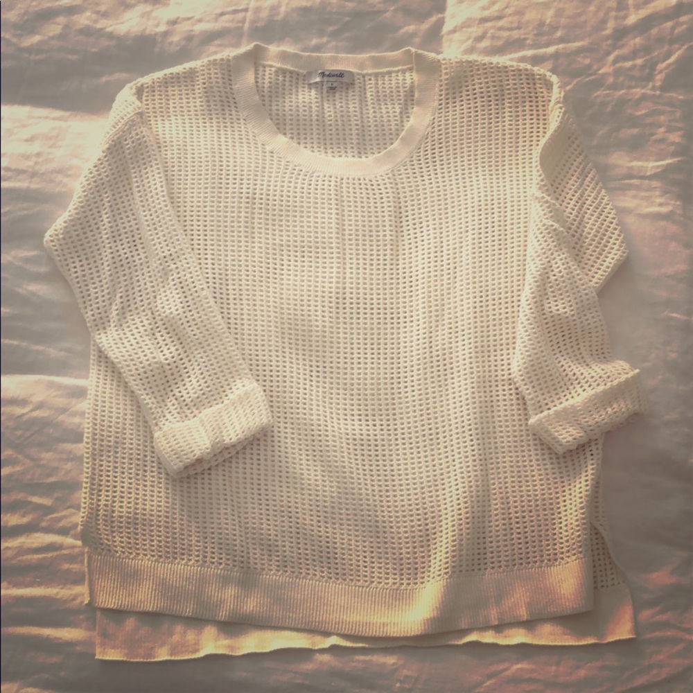Madewell open knit sweater